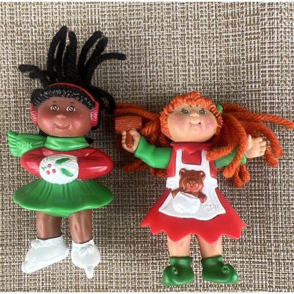 Lot of 9 1990s Cabbage Patch Kid Miniature Figures Dolls Toys PVC McDonald's - Picture 4 of 11